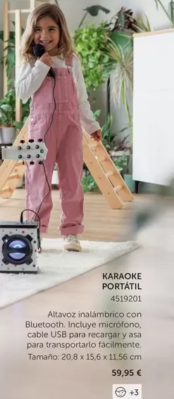 Oferta de Karaoke por 59,95€ en EurekaKids