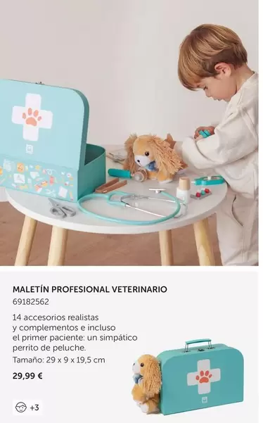 Oferta de Maletín Profesional Veterinario por 29,99€ en EurekaKids