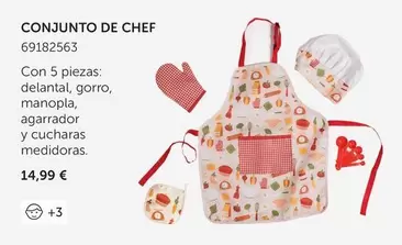 Oferta de Chef - Conjunto De por 14,99€ en EurekaKids