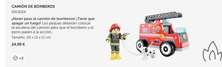 Oferta de Paso - Camion De Bomberos por 24,99€ en EurekaKids