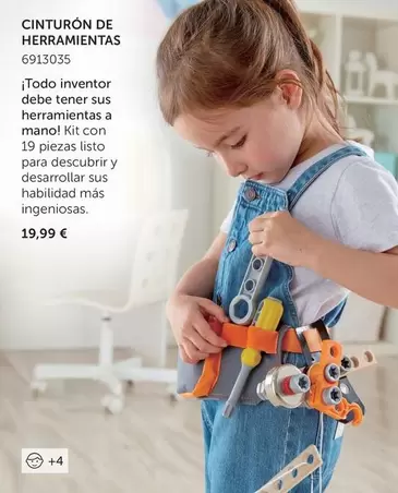 Oferta de Cinturon De Herramientas por 19,99€ en EurekaKids