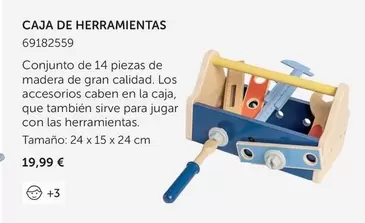 Oferta de Caja De Herramientas por 19,99€ en EurekaKids