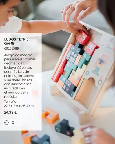 Oferta de Ludos Tetris Game por 24,99€ en EurekaKids