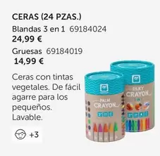 Oferta de 3 en 1 - Ceras por 14,99€ en EurekaKids