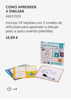 Oferta de Paso - CÍO APRENDER A DIBUJAR por 15,99€ en EurekaKids