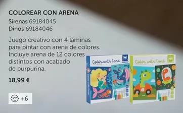 Oferta de Colorear Con Arena por 18,99€ en EurekaKids