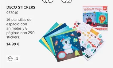 Oferta de Deco Stickers por 14,99€ en EurekaKids