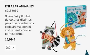 Oferta de Enlazar Animales por 15,99€ en EurekaKids