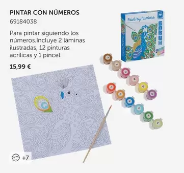 Oferta de Pintar Con Numeros por 15,99€ en EurekaKids