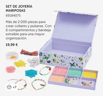 Oferta de Set De Joyería Mariposas por 19,99€ en EurekaKids