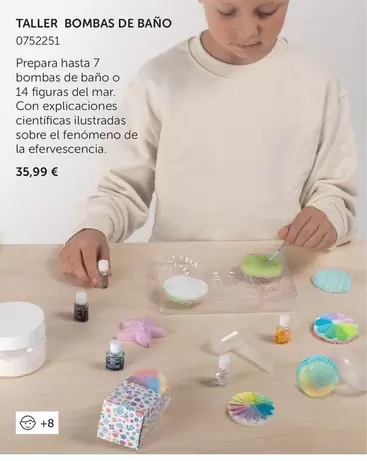 Oferta de Taller Bombas De Bano por 35,99€ en EurekaKids