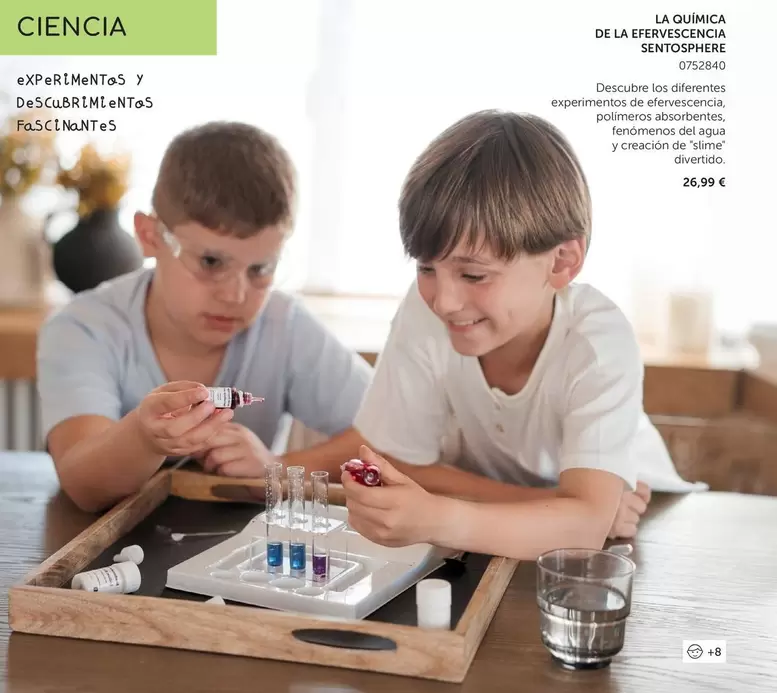 Oferta de La Química De La Efervescencia Sentosphere por 26,99€ en EurekaKids