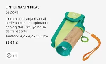 Oferta de Linterna Sin Pilas por 19,99€ en EurekaKids