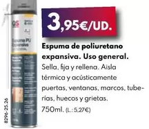 Oferta de QS - Espuma De Poliuretano Expansiva. Uso General por 3,95€ en BricoCentro