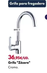 Oferta de Grifo "Zézere" por 36,95€ en BricoCentro