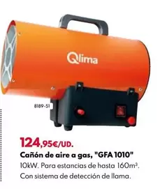 Oferta de Qlima - Cañón De Aire A Gas, "GFA 1010"  por 124,95€ en BricoCentro