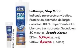 Oferta de Ceys - Sellaceys, Stop Moho por 5,75€ en BricoCentro