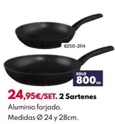 Oferta de  2 Sartenes por 24,95€ en BricoCentro