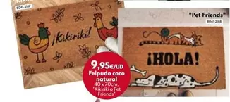 Oferta de Felpudo Coco Natural  por 9,95€ en BricoCentro