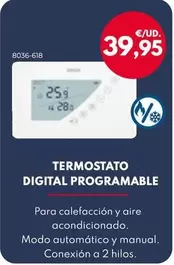 Oferta de Coati - Termostato Digital Programable por 39,95€ en BricoCentro