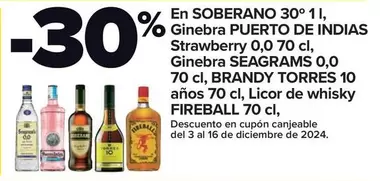 Oferta de Puerto de Indias - Ginebra en Carrefour Market