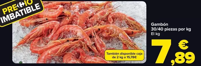 Oferta de Gambón por 7,89€ en Carrefour Market