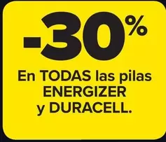 Oferta de Energizer - En Todas Las Pilas en Carrefour Market