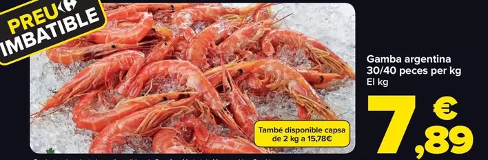 Oferta de Gambón por 7,89€ en Carrefour Market