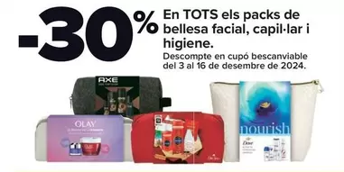 Oferta de Axe - En Todos Los Packs De Belleza Facial, Capilar E Higiene en Carrefour Market