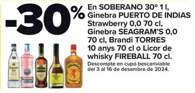 Oferta de Puerto de Indias - Ginebra en Carrefour Market