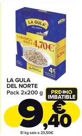 Oferta de La Gula Del Norte - Pack 2x200 G por 9,4€ en Carrefour Market