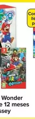 Oferta de Nintendo SWITCH - Consola Oled + Super Mario Bros Wonder + Suscipioion Online 12 Meses + Super Mario Odyssey por 349€ en Carrefour