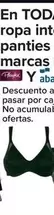 Oferta de Abanderado - En Toda La Ropa Interior Y Panties De Las Marcas en Carrefour