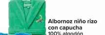 Oferta de Albornoz Niño Rizo Con Capucha por 22€ en Carrefour