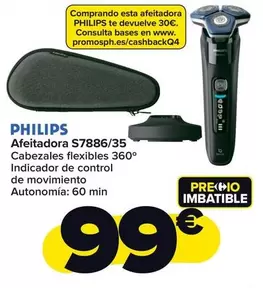 Oferta de Philips - Afeitadora S7886/35 por 99€ en Carrefour