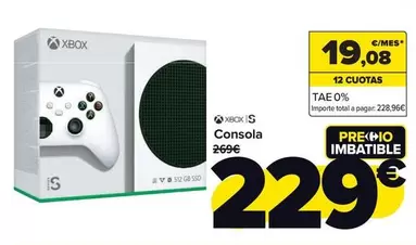 Oferta de Xbox - Consola por 229€ en Carrefour