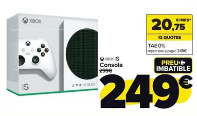 Oferta de Xbox - Consola por 249€ en Carrefour