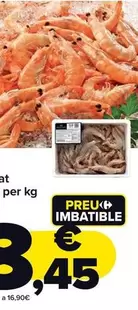 Oferta de Langostino Cocido O Crudo Congelado 30/40 Piezas Por Kg por 8,45€ en Carrefour