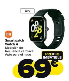 Oferta de Xiaomi - Smartwatch Watch 4 por 69€ en Carrefour