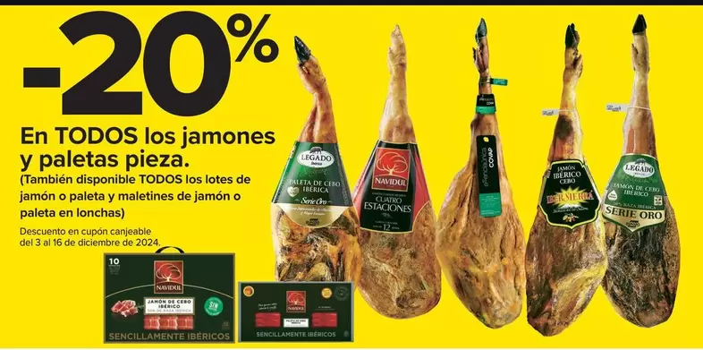 Oferta de En Todos Los Jamones Y Paletas Piezas en Carrefour