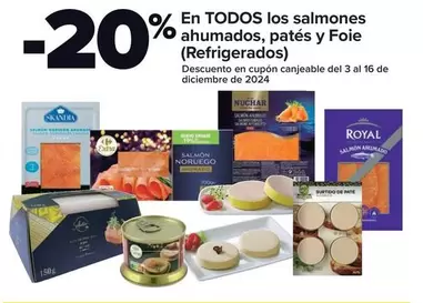 Oferta de En Todos Los Salmones Ahumados, Pates Y Foie en Carrefour