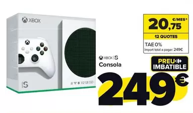 Oferta de Xbox - Consola por 249€ en Carrefour