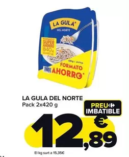 Oferta de La Gula del Norte - Pack 2x420 G por 12,89€ en Carrefour