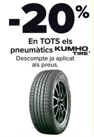 Oferta de Kumho Tire - En Todos Los Neumáticos  en Carrefour