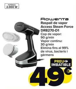 Oferta de Rowenta - Cepillo De Vapor Access Steam Force DR8270-D1 por 49€ en Carrefour