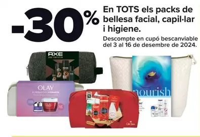 Oferta de En Todos Los Packs De Belleza Facial, Capilar E Higiene en Carrefour