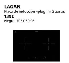 Oferta de Lagan - Lagan Placa De Inducción por 139€ en IKEA