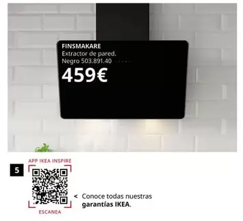 Oferta de Finomaxare Extractor De Pared por 459€ en IKEA