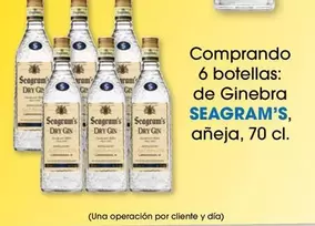 Oferta de Seagram's - Comprando 6 Botellas: De Ginebra en Top Cash