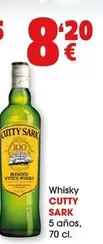 Oferta de Cutty Sark - Whisky por 8,2€ en Top Cash